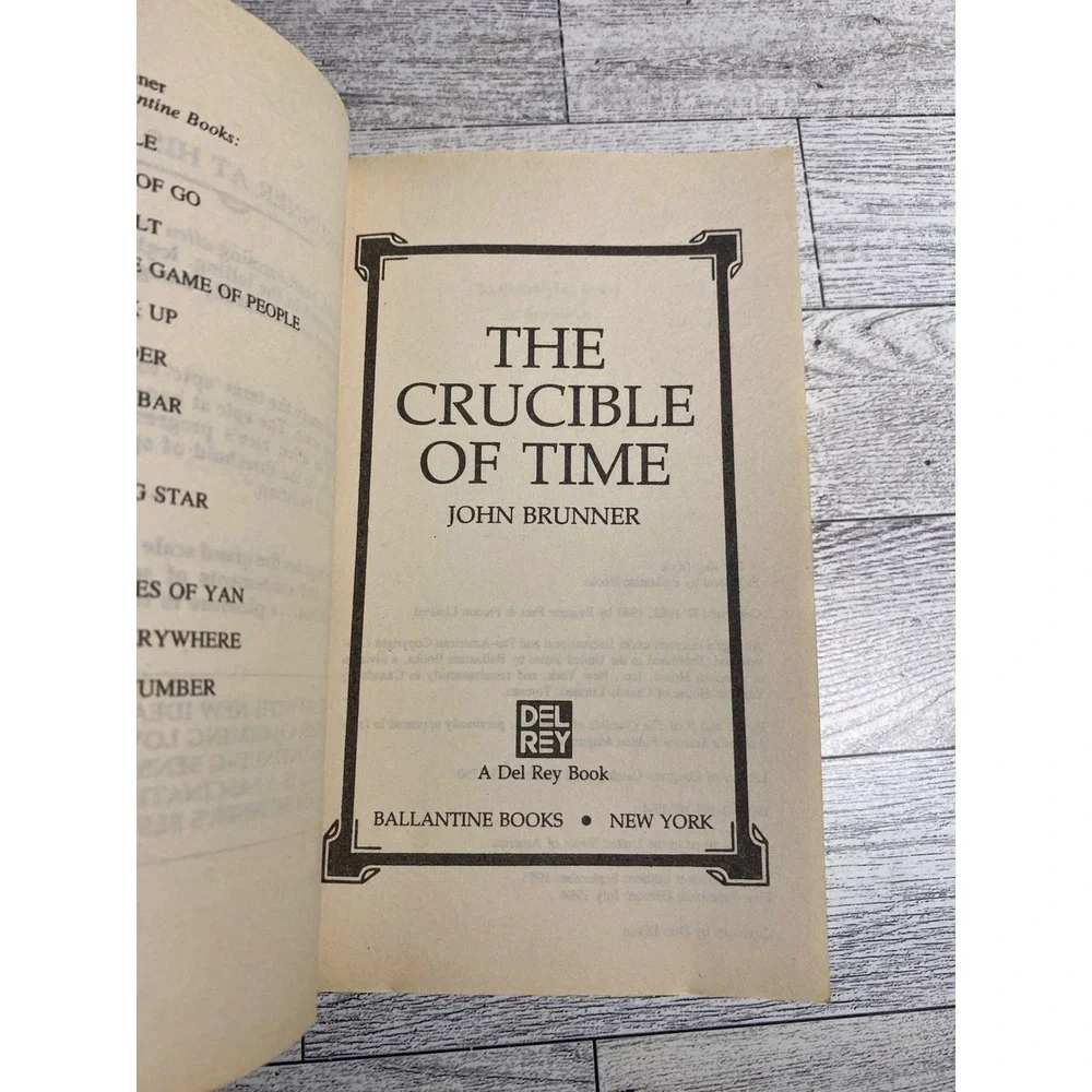John Brunner crucible time